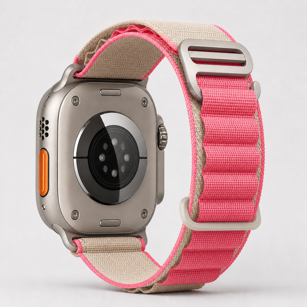 VYURE ALPINE LOOP — Beige y rosa intenso