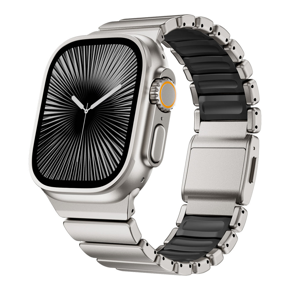 VYURE TITANIUM HYBRID en titanio y negro, vista frontal